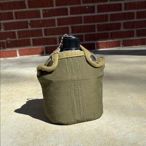 Olive Green Canteen with Cover
